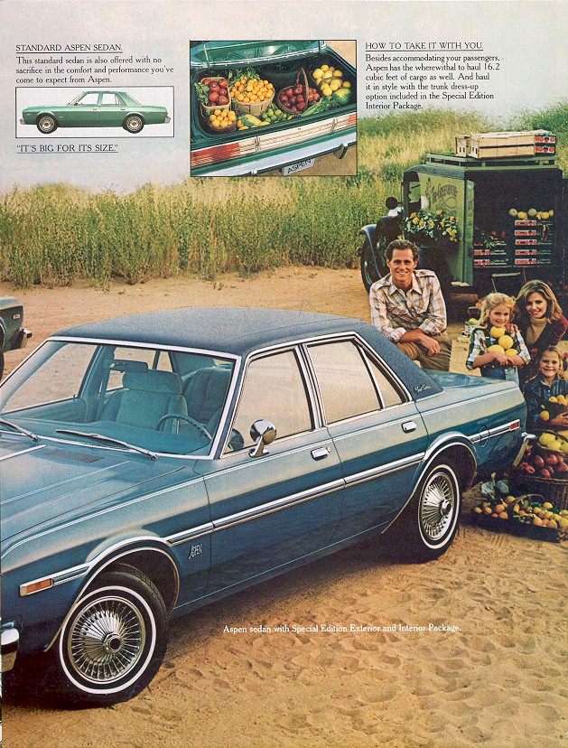 1979 Dodge Aspen Brochure Page 2
